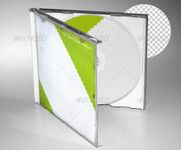 Graphicriver CD Jewel Case Mockup Graphicriver CD Jewel Case Mockup