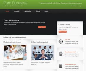 JB Pure - Joomlabamboo Joomla 2.5 Template JB Pure - Joomlabamboo Joomla 2.5 Template