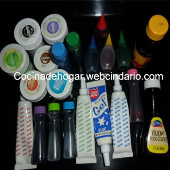 colorantes de pasteleria