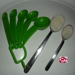 cucharas medidoras de repostería