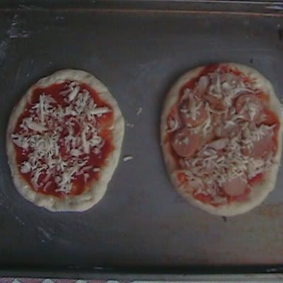 mini pizzas