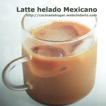 bebidas y cocteles-latte helado mexicano