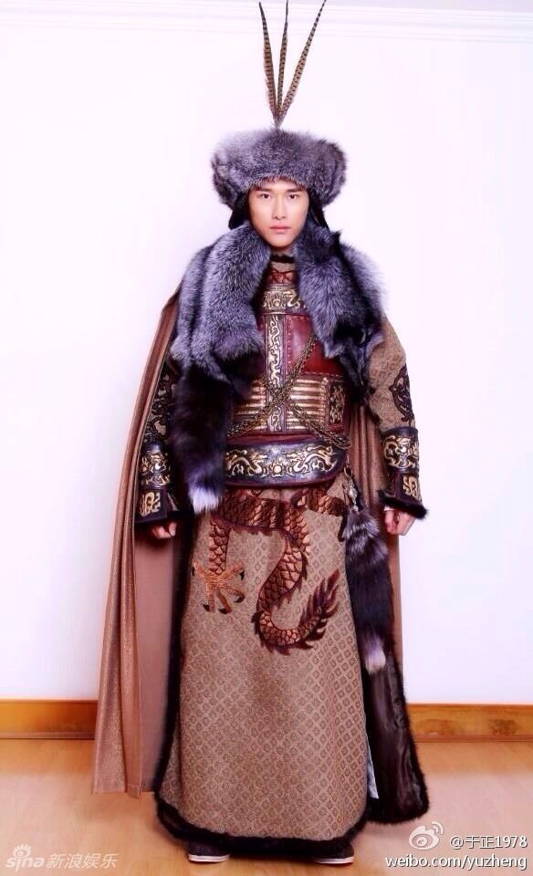 zhu zi xiao cast as kublai khan in yu zheng's condor remake