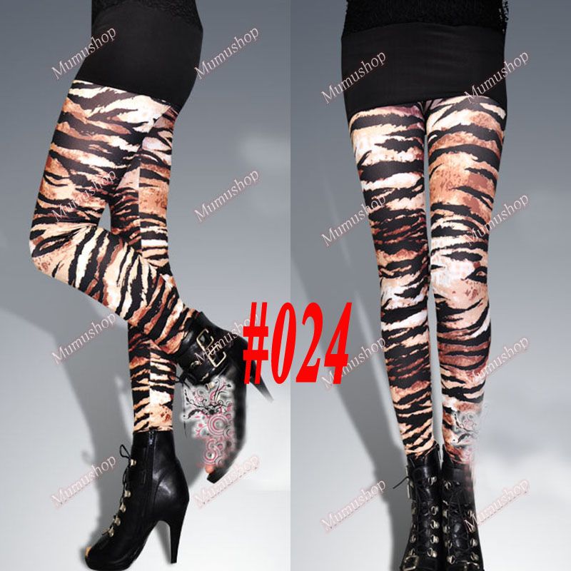 Wholesale! Chic Tights Stretch Leggings Pants Ladies Funky Leopard