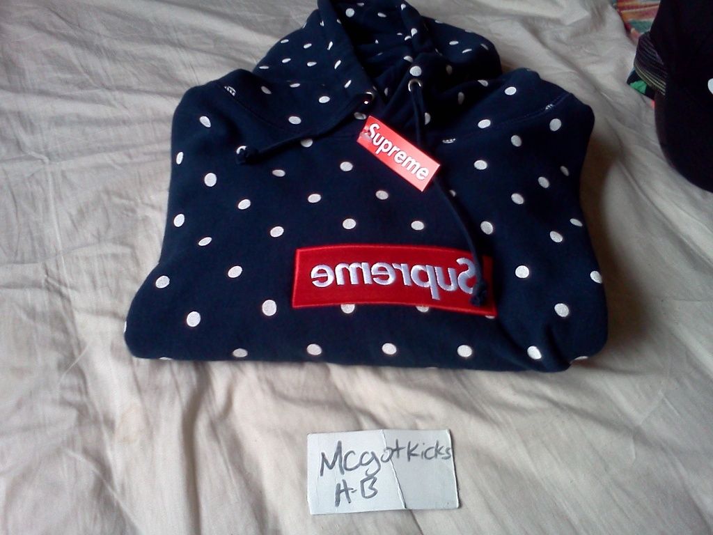 supreme cdg hoodie