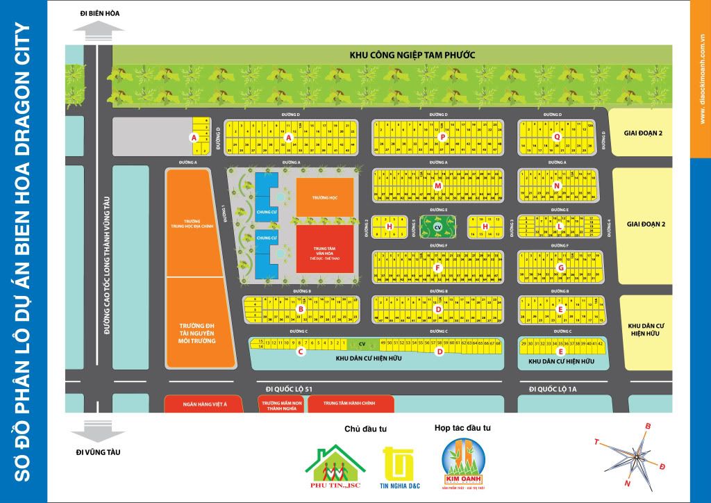 Toàn Quốc - đất nền ngay thnahf phố biên hòa dragon city