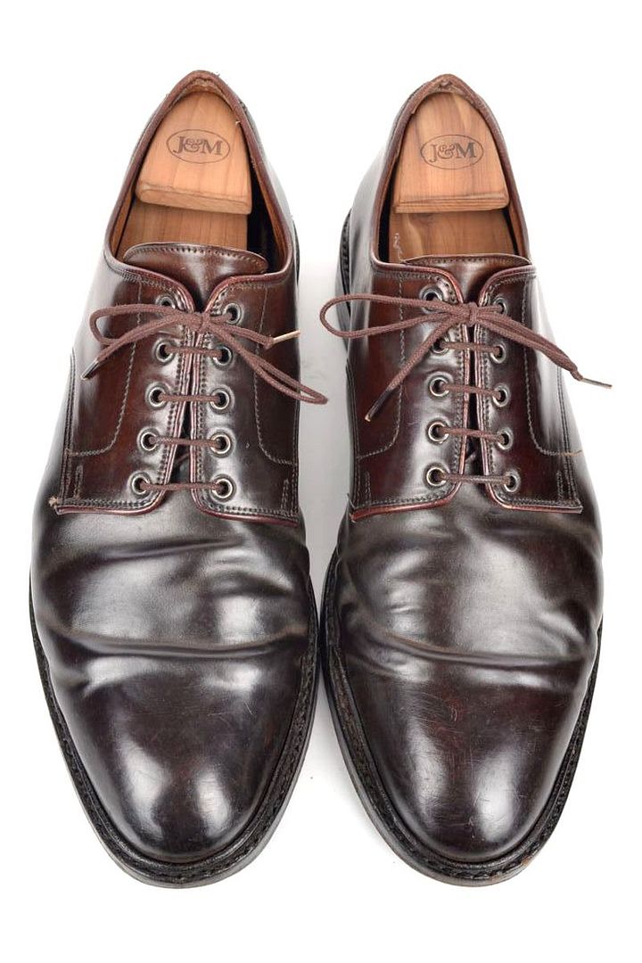 CROCKETT & JONES Polo Ralph Lauren Marlow Brown SHELL CORDOVAN Loafer