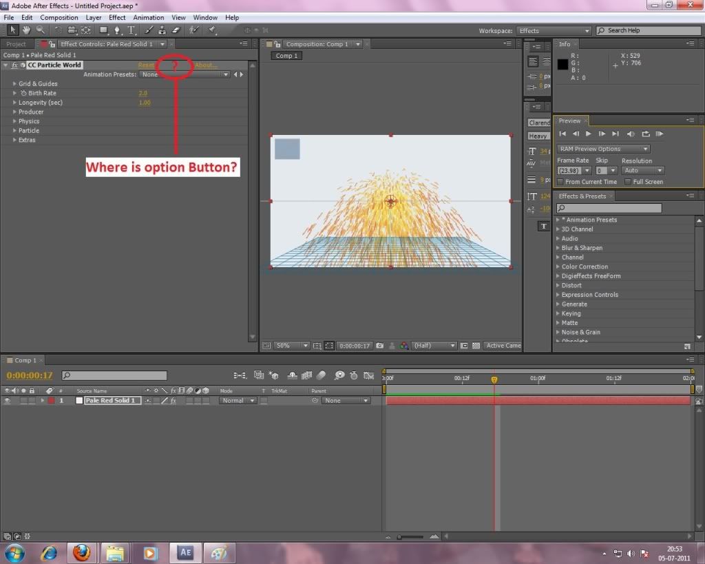 after effects cc particle world download free