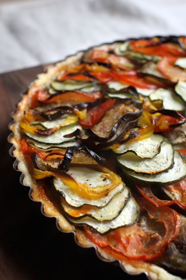 housetohaus: ratatouille tart with ricotta