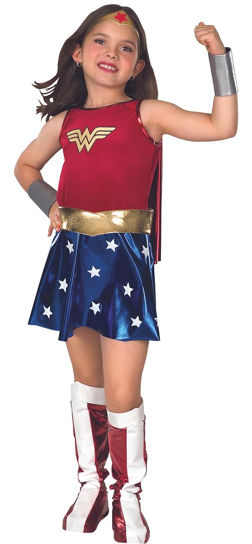 Girls Child Classic WONDER WOMEN Costume DC Super Heroes Collection - 第 1/1 張圖片
