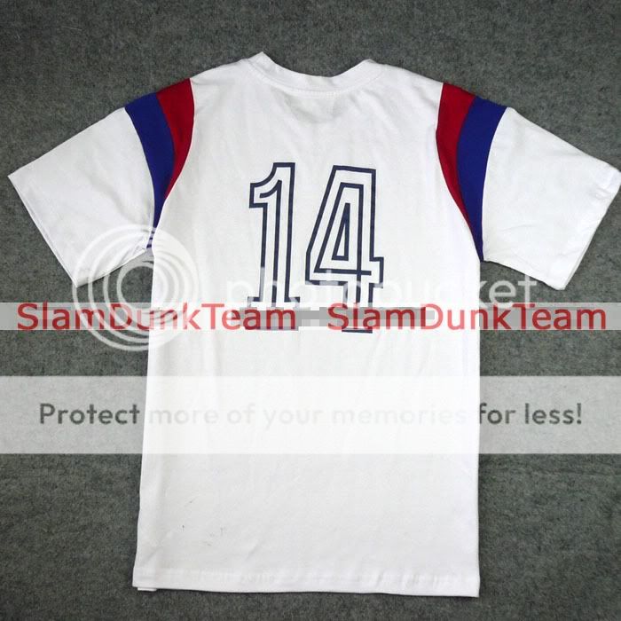 CAPTAIN TSUBASA Musashi #14 Jun Misugi Home Jersey Tee  