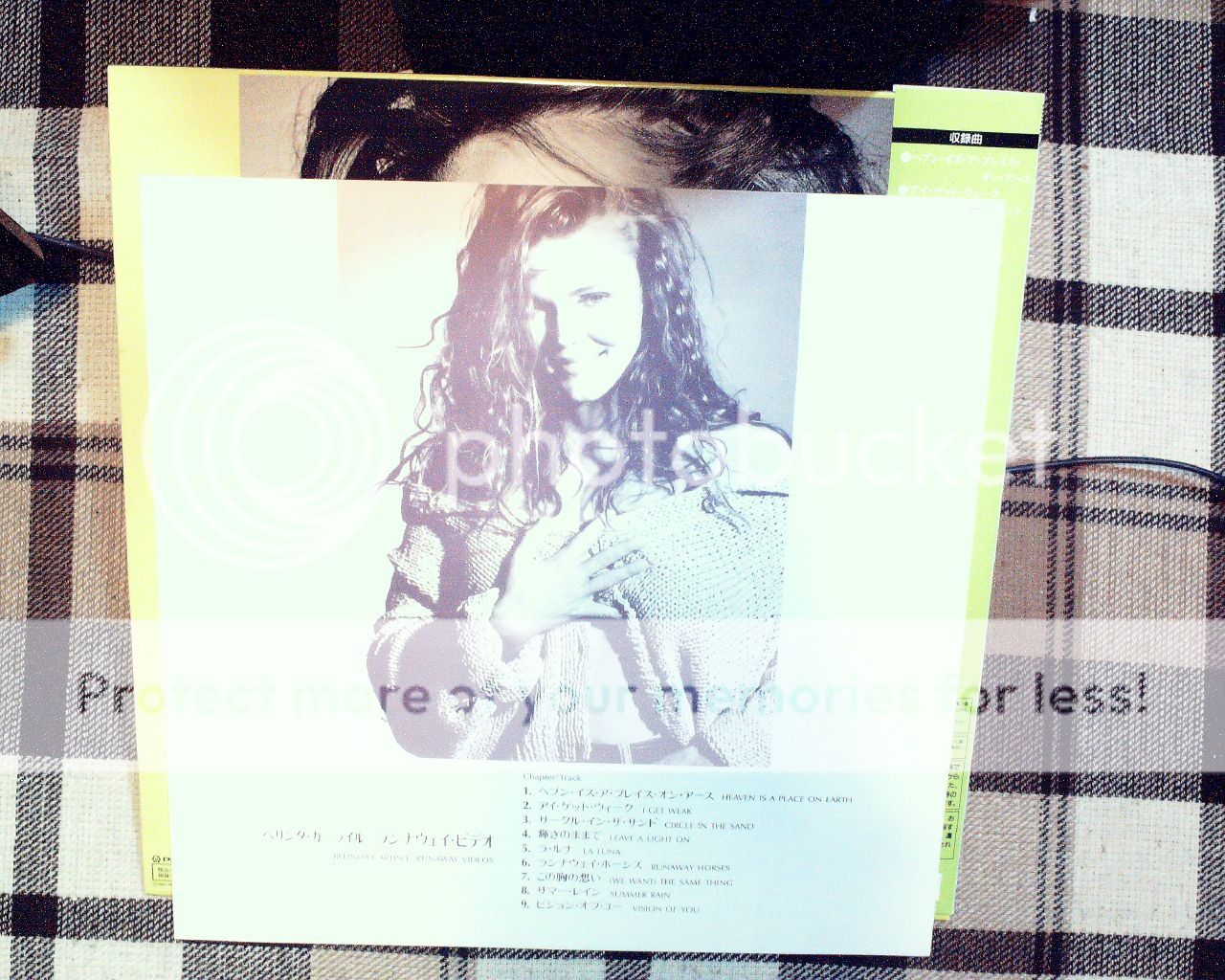 Belinda Carlisle Runaway Videos Laserdisc Japan LD PILP 1115