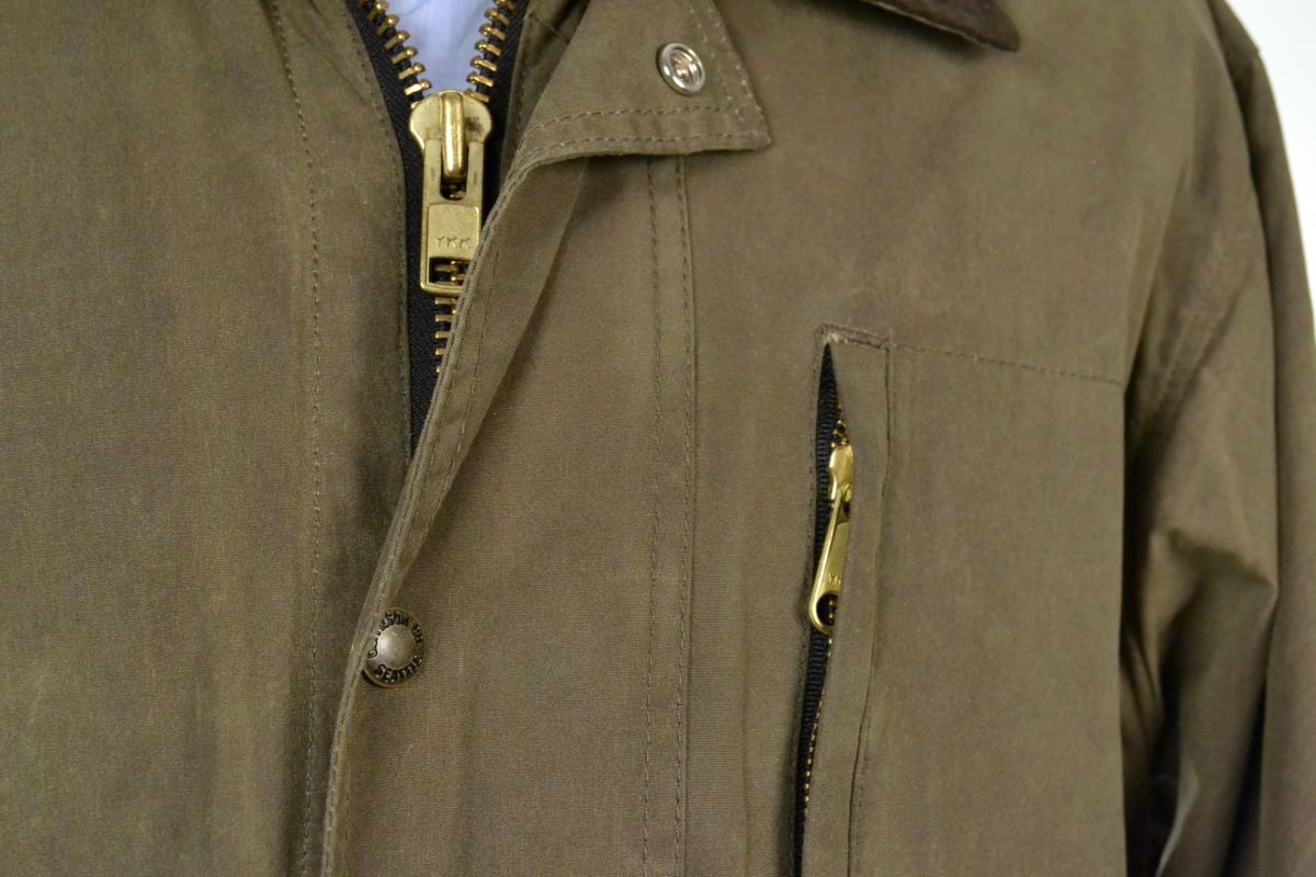 FILSON 1442N Weekender Green WAXED COTTON Cover Cloth Coat Jacket Mens ...