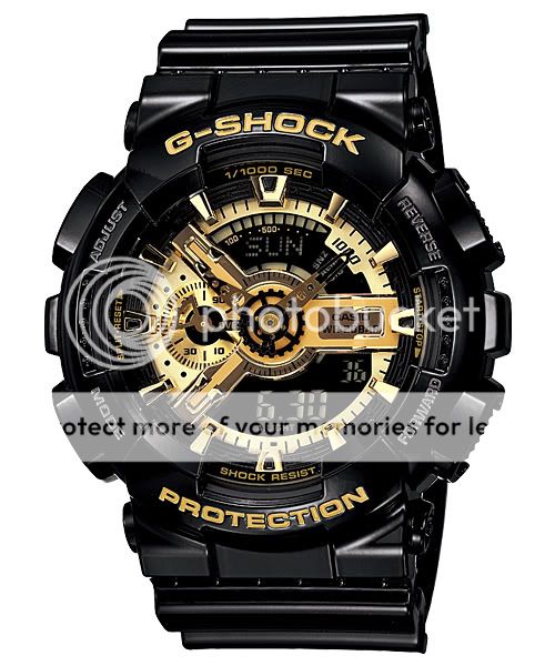 NEW CASIO G SHOCK GA 110GB 1A BLACK/GOLD Limited  